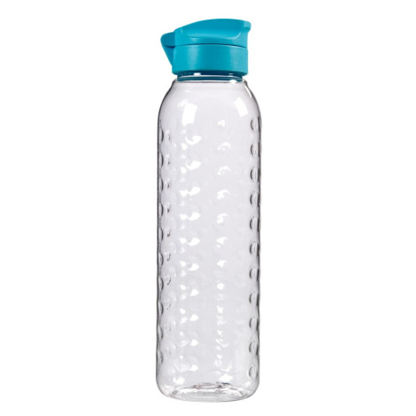 Fľaša s modrým viečkom Curver Dots, 750 ml