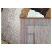 DY Hnedý vzorovaný retro koberec Alf Rozmer: 80x150 cm