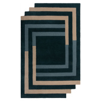 Ručně všívaný kusový koberec Abstract Labyrinth Shaped Blue - 120x180 cm Flair Rugs koberce