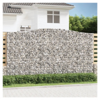 vidaXL Oblúkový gabionový kôš 2 ks 400x50x220/240cm pozinkované železo