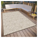 Hnedý vonkajší koberec 200x290 cm Pangli Linen – Hanse Home