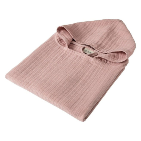 Ružové mušelínové detské pončo Juno – Foutastic