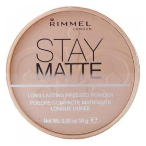 Rimmel London Stay Matte Long Lasting Pressed Powder 14g odtieň 004 Sandstorm