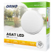 Záhradné nástenné LED svietidlo AGAT 15W, 4000K, 1100lm, IP54, biela (ORNO)