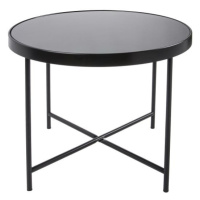 Čierny konferenčný stolík Leitmotiv Smooth XL, ø 60 cm