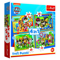 Trefl Puzzle Prázdniny Labková Patrola/Paw Patrol, 28,5 x 20,5 cm