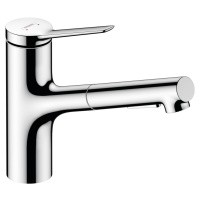 Hansgrohe Zesis M33, páková kuchynská batéria 150, vyťahovacia sprška, 2jet, chrómová, HAN-74800