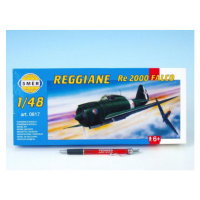 Reggiane Falco RE 2000 Model 1: 16,1x22cm v krabici 31x13,5x3,5cm