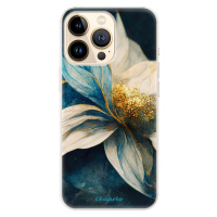 Odolné silikónové puzdro iSaprio - Blue Petals - iPhone 13 Pro Max