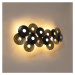 Orientálne nástenné svietidlo starožitné zlaté 3-svetlo - Balla