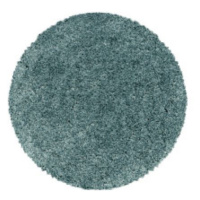 Kusový koberec Sydney Shaggy 3000 aqua kruh - 200x200 (průměr) kruh cm Ayyildiz koberce