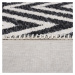 Kusový koberec Deuce Teo Recycled Rug Black Rozmery kobercov: 120x170