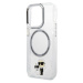 Karl Lagerfeld IML Karl and Choupette NFT MagSafe Zadný Kryt pre iPhone 15 Pro Max Transparent