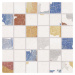 Mozaika Rako Betonico viacfarebná 30x30 cm mat WDM05796.1