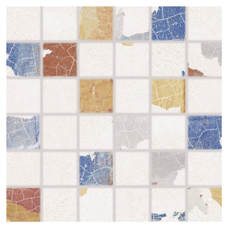 Mozaika Rako Betonico viacfarebná 30x30 cm mat WDM05796.1