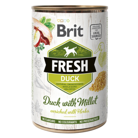 Brit Fresh konzerva - KAČICA / proso