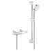 Sprchová batéria Grohe GROHTHERM 800 so sprchovacím setom 150 mm chróm 34768000