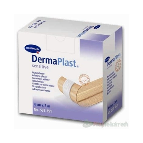 DERMAPLAST SENSITIVE náplasť na rany z netkaného textilu (6cmx5m) 1ks