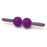 Masážny valček s loptičkami SISSEL® Spiky Twin Roller Farba: fialová