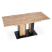 HALMAR Dolomit rozkladací jedálenský stôl dub wotan / čierna