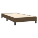 vidaXL Rám na boxspring posteľ tmavohnedý 140x190 cm látka