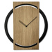 Dubové nástenné hodiny Wood oak 2 Flex z215-1d-1-x v, 32 cm