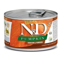 KONZERVA N&D DOG VENISON & PUMPKIN 140g