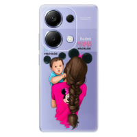 Odolné silikónové puzdro iSaprio - Mama Mouse Brunette and Boy - Xiaomi Redmi Note 13 Pro