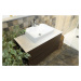 SAPHO - BALENA keramické umývadlo 48x37 cm, na dosku, biela BH7013