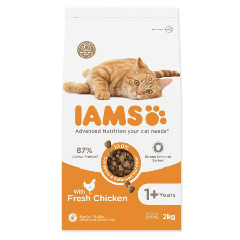 IAMS Cat Adult Chicken krmivo pre mačky 1 kus, Hmotnosť balenia (g): 2 kg