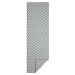 Kusový koberec Twin Supreme 103436 Palma Green creme – na ven i na doma - 80x250 cm NORTHRUGS - 