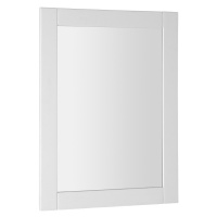 Favole zrkadlo v ráme 60x80cm, biela mat FV060