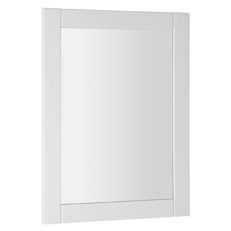 Favole zrkadlo v ráme 60x80cm, biela mat FV060 AQUALINE