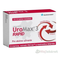 UroMax 3 RAPID na močové cesty, 10+10 tbl zadarmo