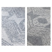 Kusový koberec Gemini 106008 Silver z kolekce Elle – na ven i na doma - 120x170 cm ELLE Decorati