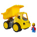 Nákladné auto Power Worker Dumper + Figurine BIG pracovný stroj 33 cm s gumenými kolesami od 2 r