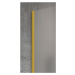 GELCO - VARIO GOLD MATT jednodielna sprchová zástena na inštaláciu k stene, číre sklo, 1300  GX1
