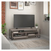 Sivo-béžový TV stolík 150x45 cm Dilly – Marckeric