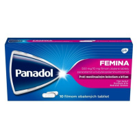 PANADOL FEMINA pri menštruačných bolestiach a kŕčoch 10 tabliet