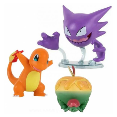 BOTI Pokémon akčné figúrky Appletun, Haunter a Charmander 5 - 8 cm