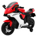 mamido Detská elektrická motorka R1 Superbike červená