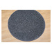 Kusový koberec Color Shaggy šedý kruh - 80x80 (průměr) kruh cm Vopi koberce