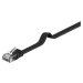 PremiumCord Plochý patch kábel UTP RJ45-RJ45 CAT6 2m čierna