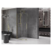 MEXEN/S - Velár posuvné sprchové dvere Walk-in 100, transparent, zlatá 871-100-000-03-50