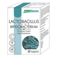 EDENPHARMA LACTOBACILLUS PLUS BIFIDOBACTERIUM 30 kapsúl