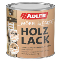 ADLER HOLZLACK - Univerzálny vodouriediteľný lak na nábytok a drevené parkety polomatný 0,75 L