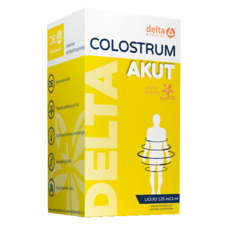 DELTA MEDICAL Colostrum akút sirup vanilka 125 ml