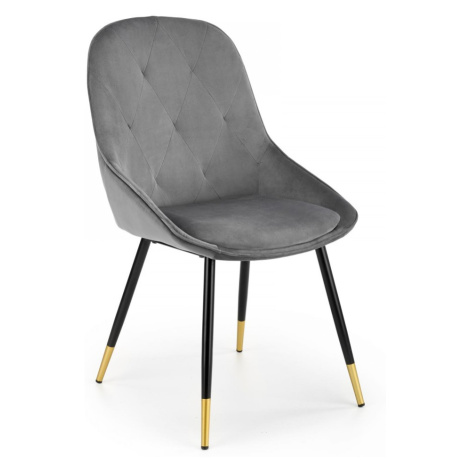 Designová stolička Liza sivá Halmar