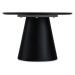 Konferenčný stolík vo svetlosivej a čiernej farbe s doskou v dekore mramoru ø 60 cm Tango – Furn