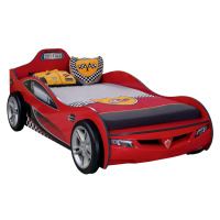 Detská posteľ auto super 90x190cm - červená
